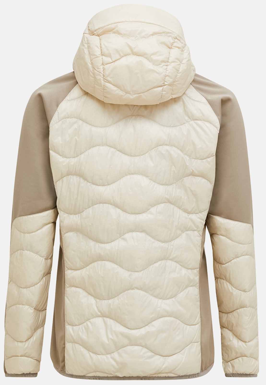 Helium Down Hybrid Hood Herre Sand Fog/Sand Fog Melange