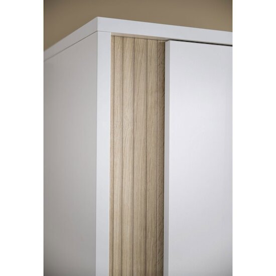 Paloma Armoirette 1 porte   Blanc neige        de               Sauthon Baby's Sweet Home