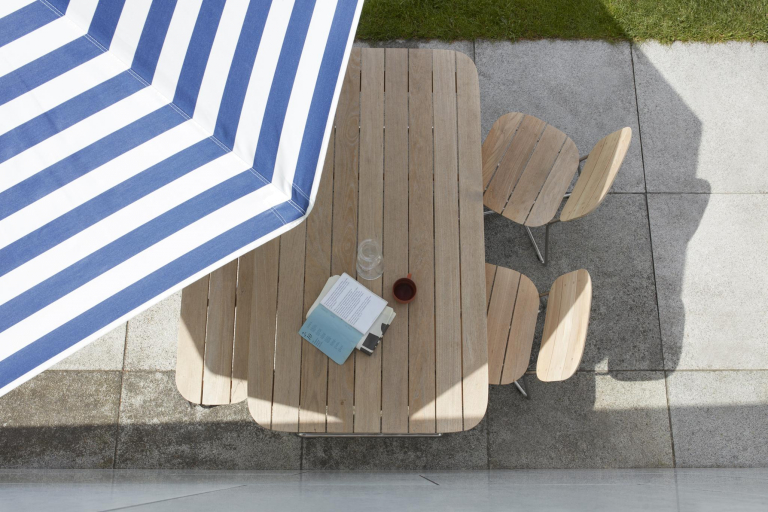 Fritz Hansen Messina parasol Ø270 Yellow Stripes