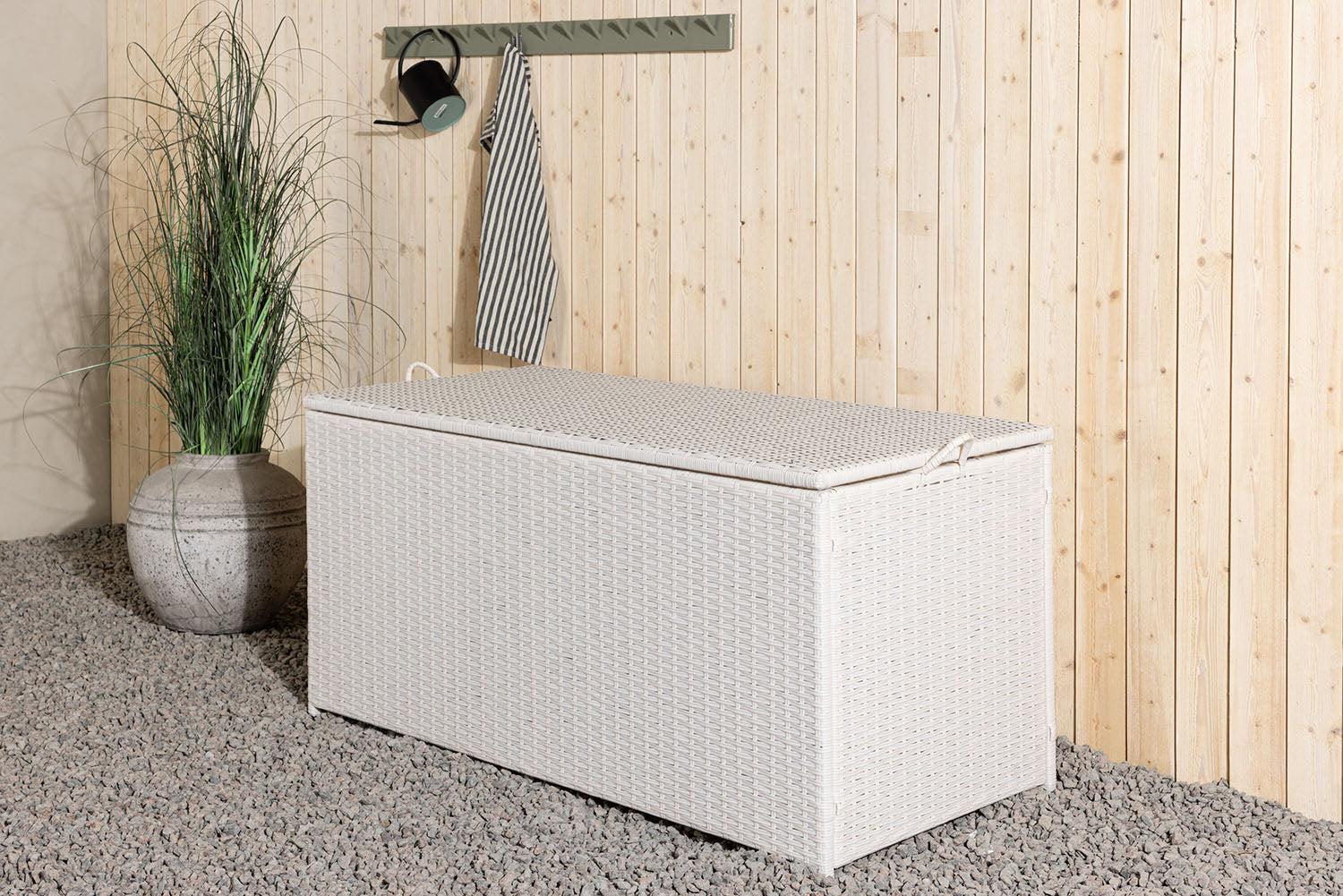 Rebellenclub Haven Kussen Opbergbox - Wit