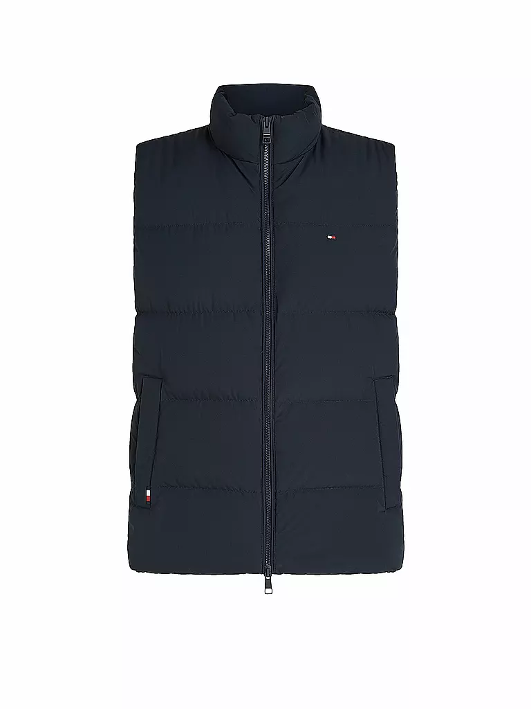 TOMMY HILFIGER Daunensteppgilet blau