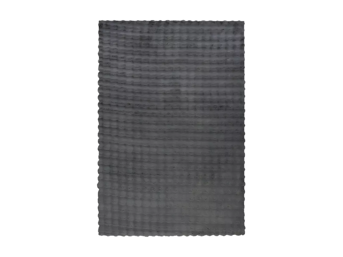 Tapis 150x80cm, design H008Y coloris graphite - Confort et élégance pour votre intérieur