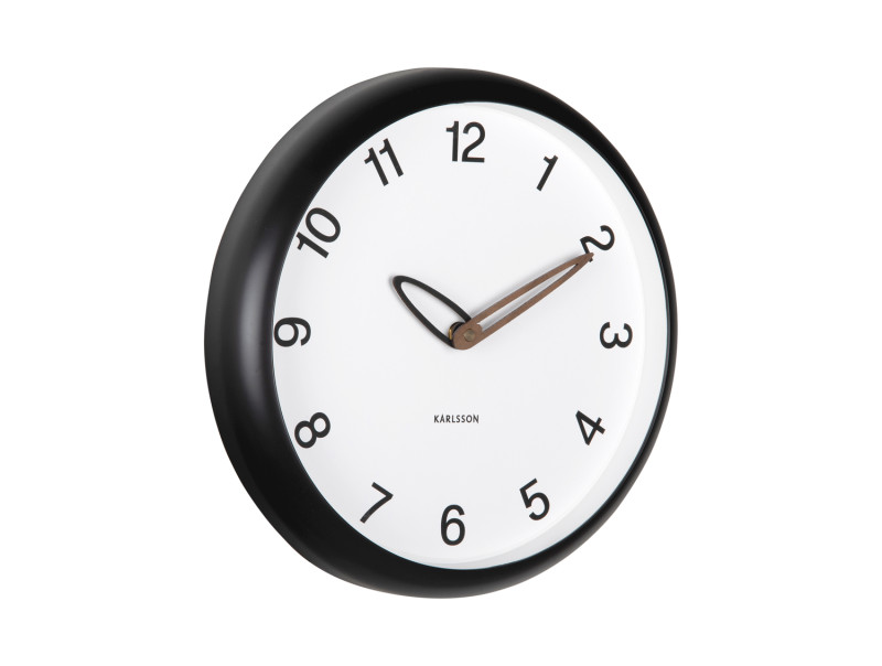 Wall Clock Bella KA6043BK Black
