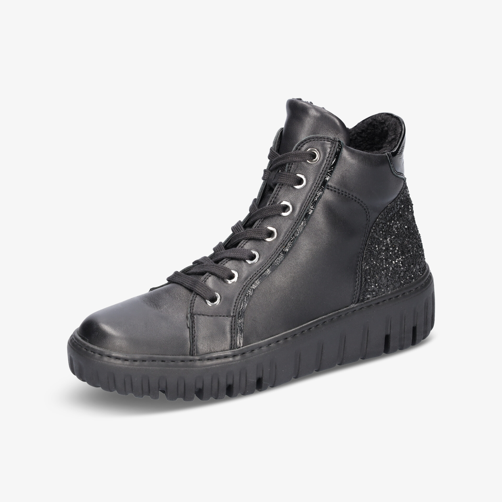 waldläufer H-Livia Damen Stiefeletten schwarz