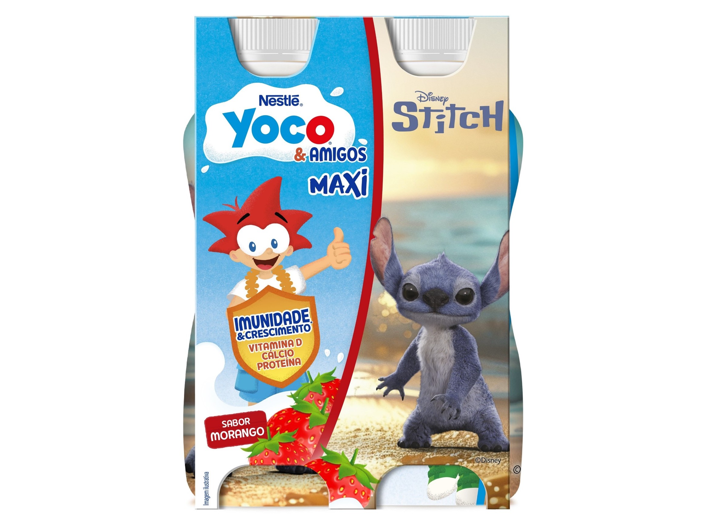 IOGURTE LIQUIDO YOCO MAXI MORANGO 4X160G