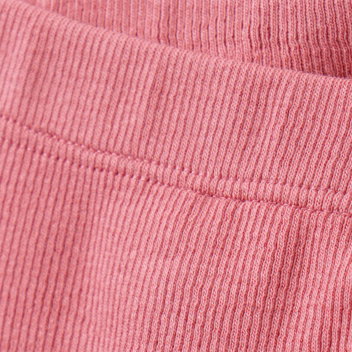 Topomini 2 Newborn Leggings mit Rippstruktur creme / altrosa