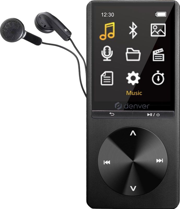 Denver MP1820 - MP3 / MP4 Speler - Zwart - Bluetooth - Inclusief Oordopjes