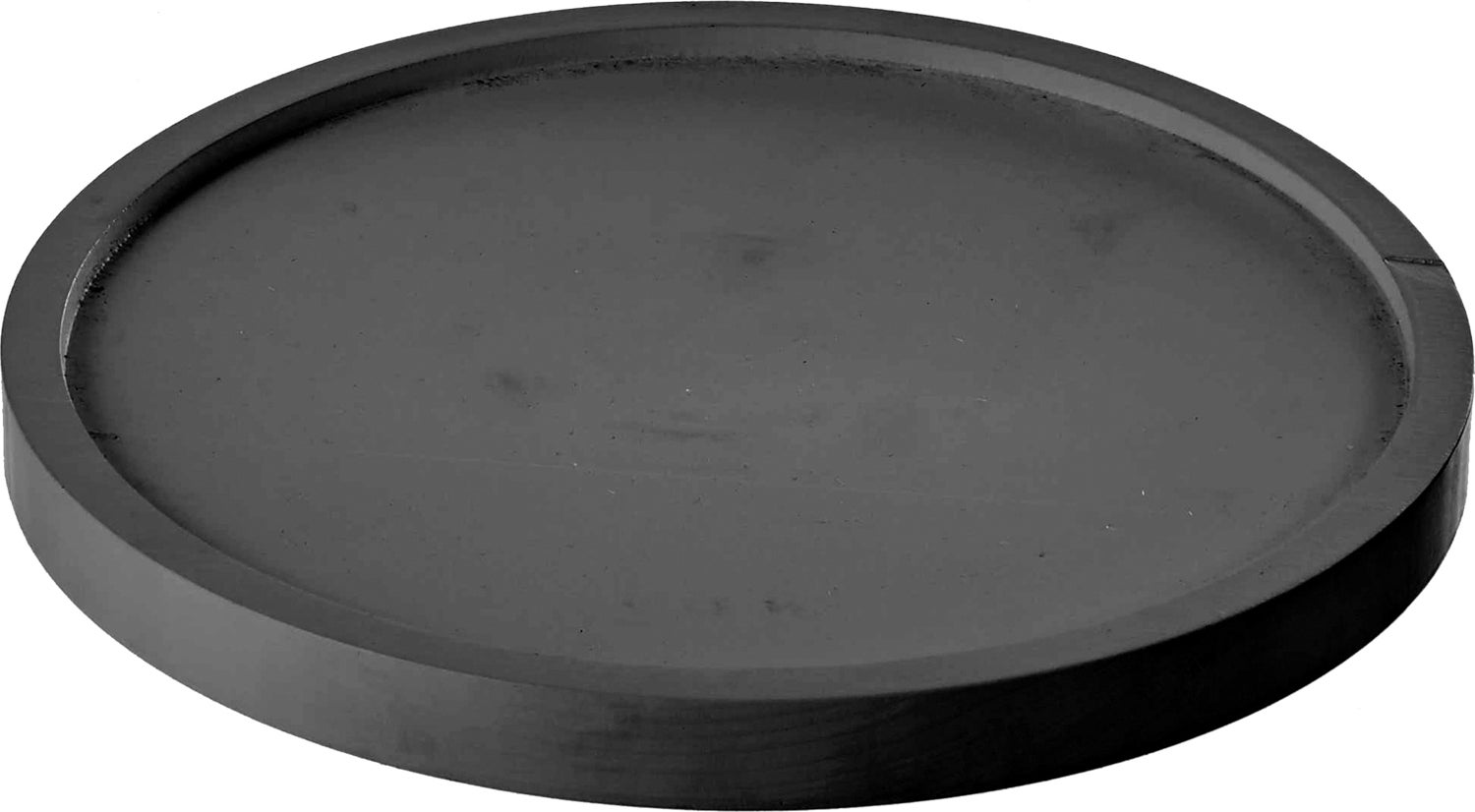 Mica Decorations decoratieschaal voor stolp Hella zwart D 26 H 2 cm