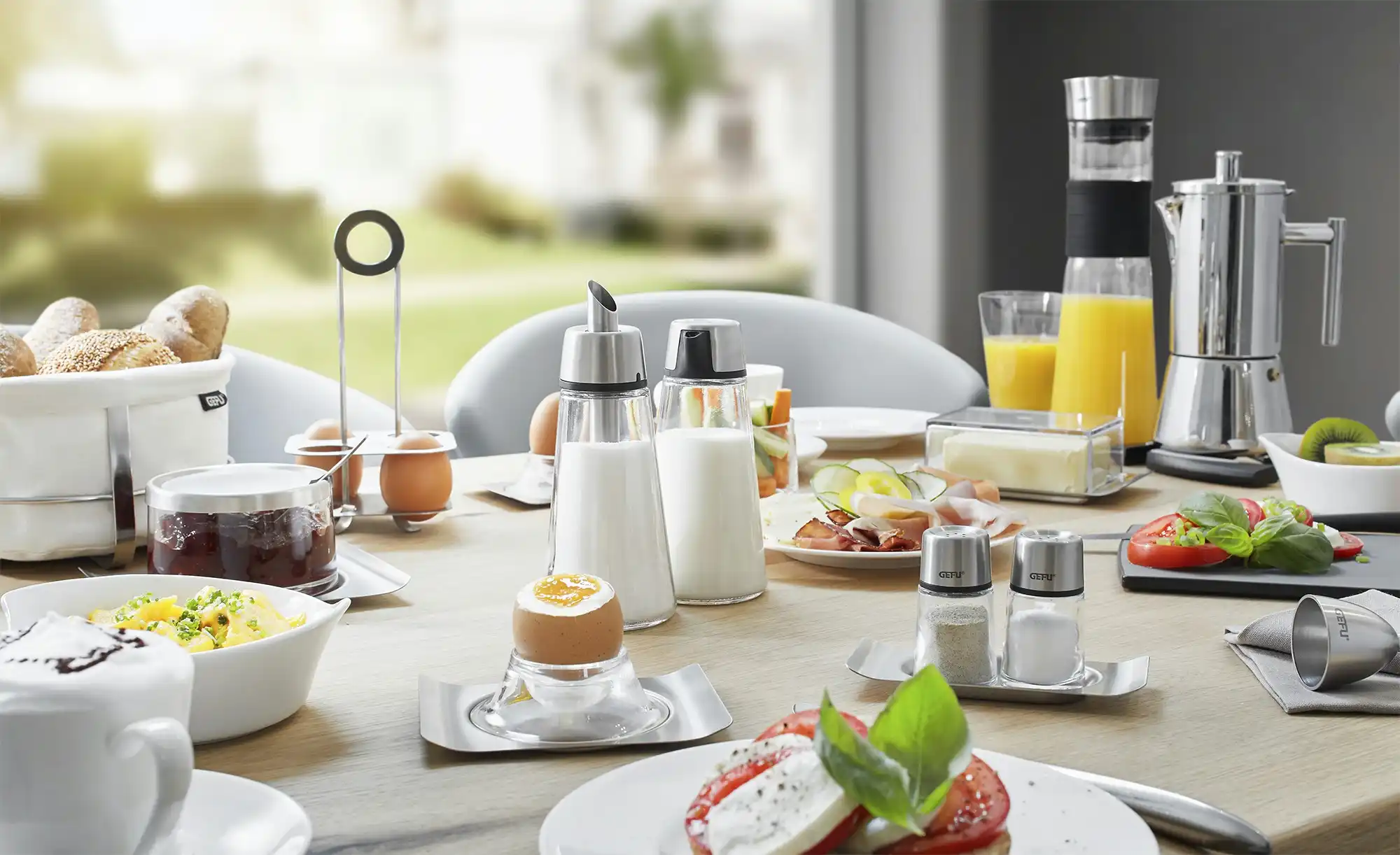 Gefu Salz- und Pfefferstreuer Set  BRUNCH