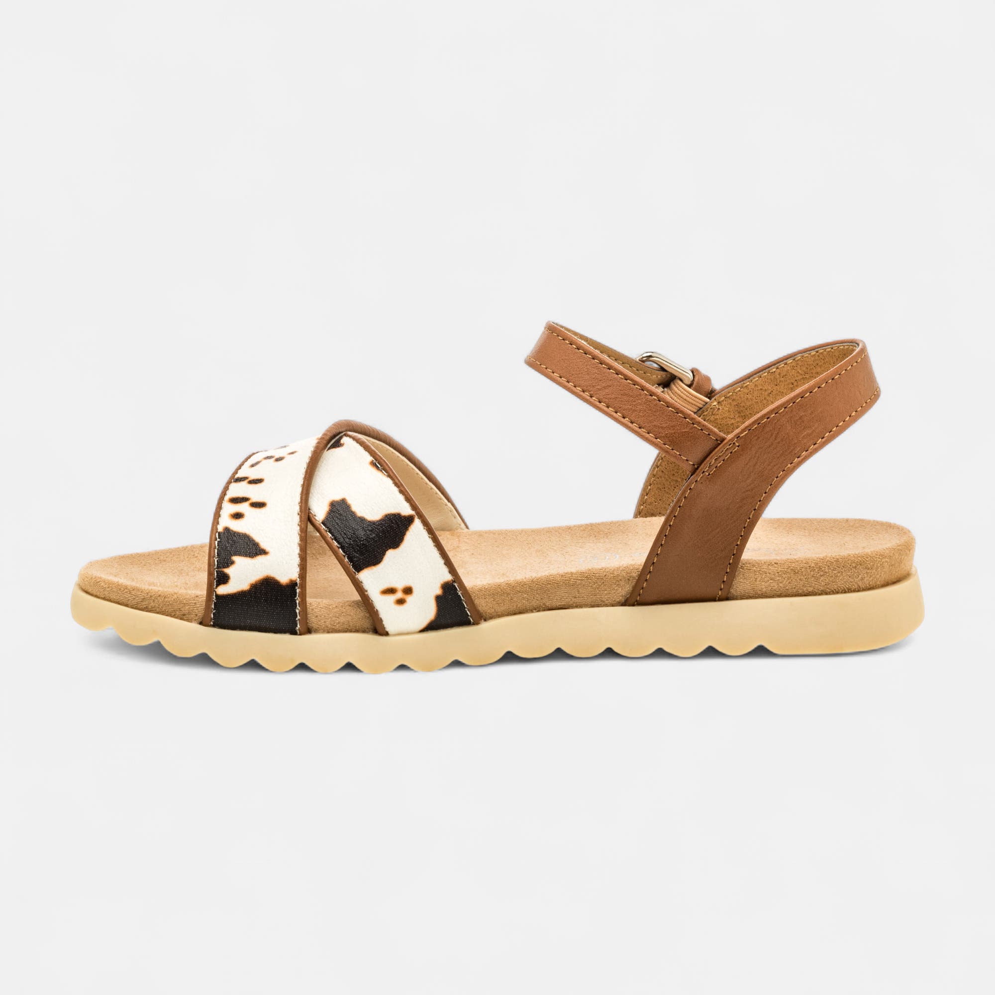 Sandales Fille cognac