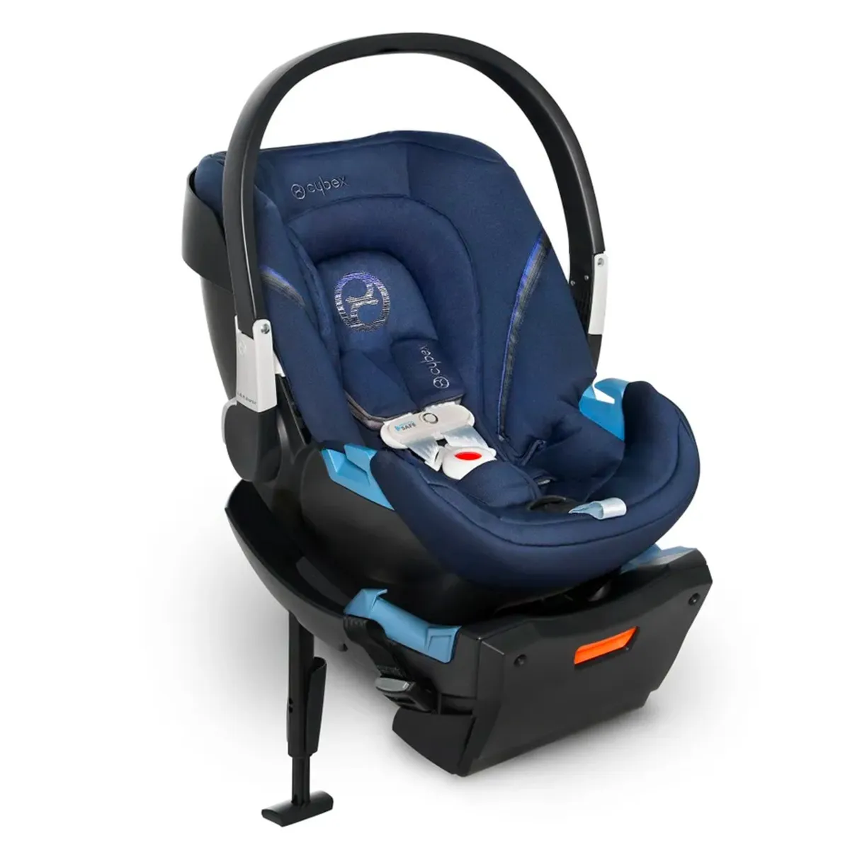 Cybex Système de voyage Poussette Gazelle S 2 + Siège d'Auto Aton2 avec Sensorsafe - Bleu Denim