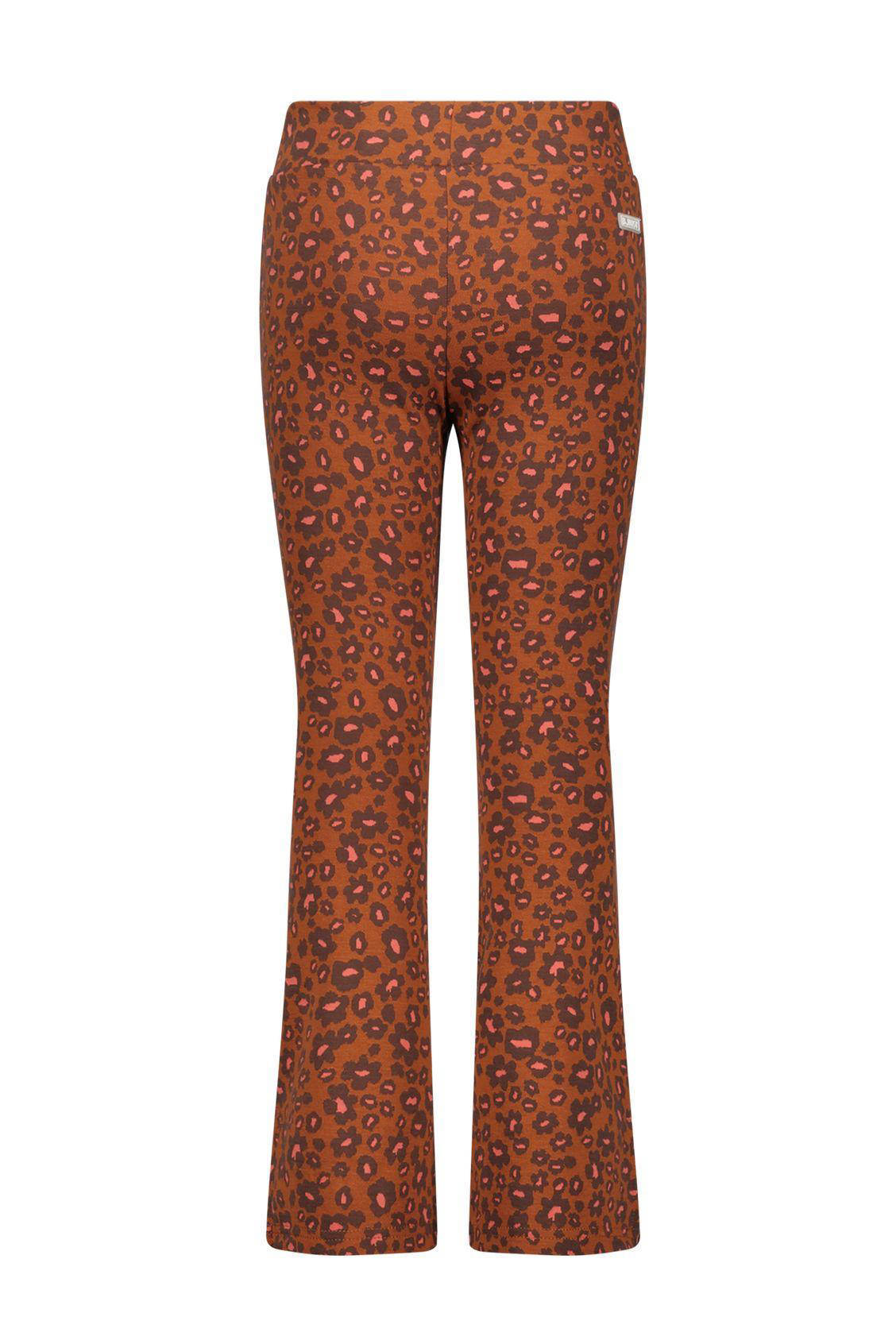 B.Nosy gebloemde flared broek B.BEYOND bruin
