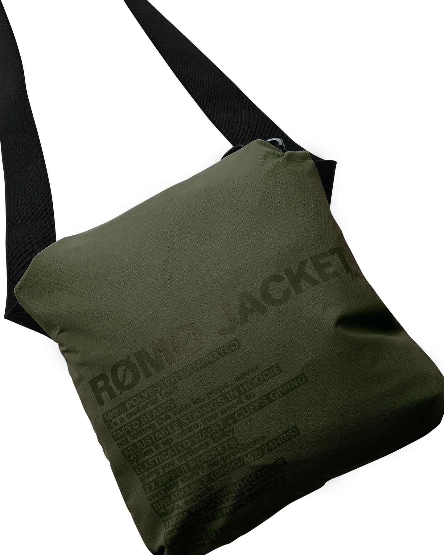 H2O Rømø Lw Rain Jacket Packable 3020 army