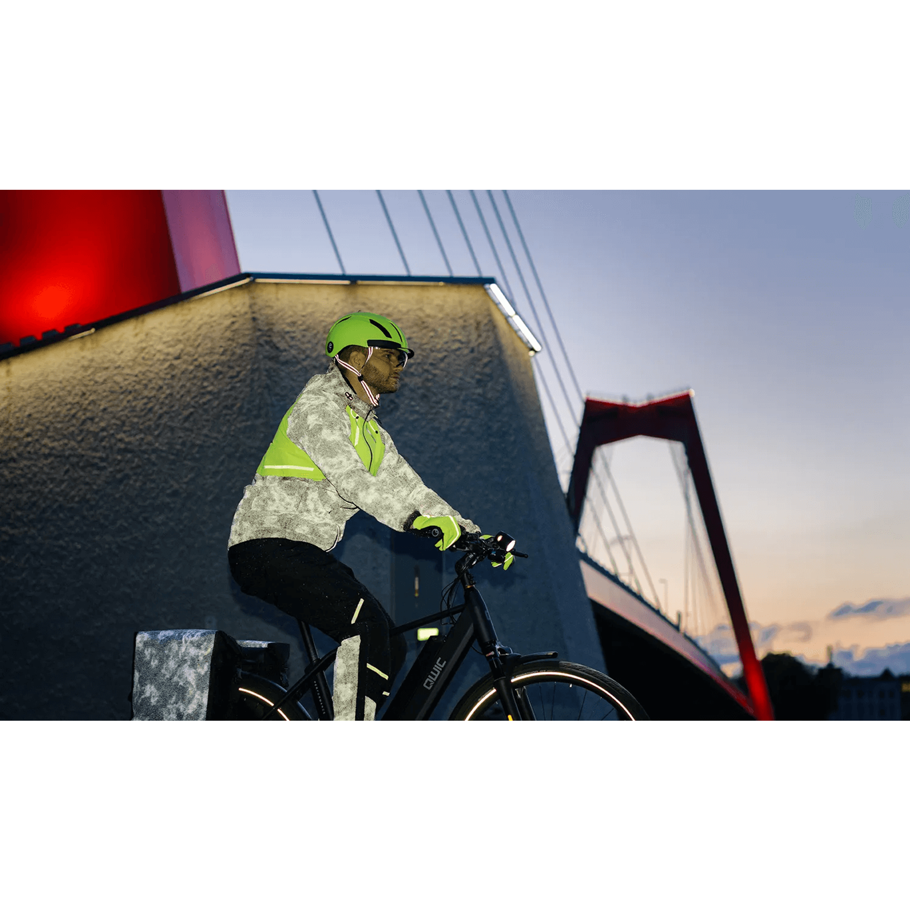 AGU Winter Regenjas Heren Commuter Hivis & Reflection