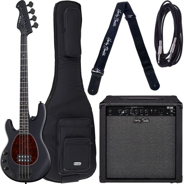 Harley Benton MB-4LH SBK Bundle
