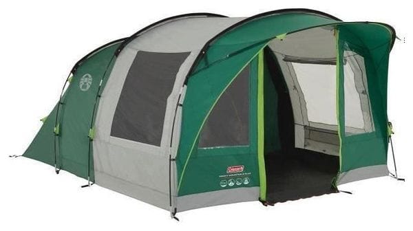 TENTE FAMILIALE 5 PERSONNES COLEMAN - 2 chambres - imperméable 4500mm - toile anti-uv - nuit