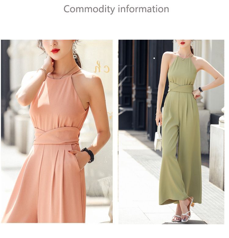 Yilda - Mouwloze jumpsuit met wijde pijpen