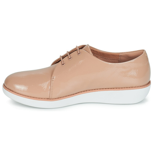 FitFlop - DERBY CRINKLE PATENT - Taupe