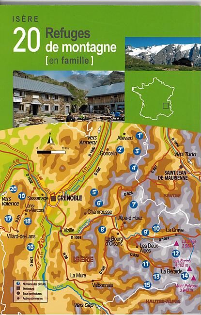 CHAMINA - ISERE 20 REFUGES DE MONTAGNE