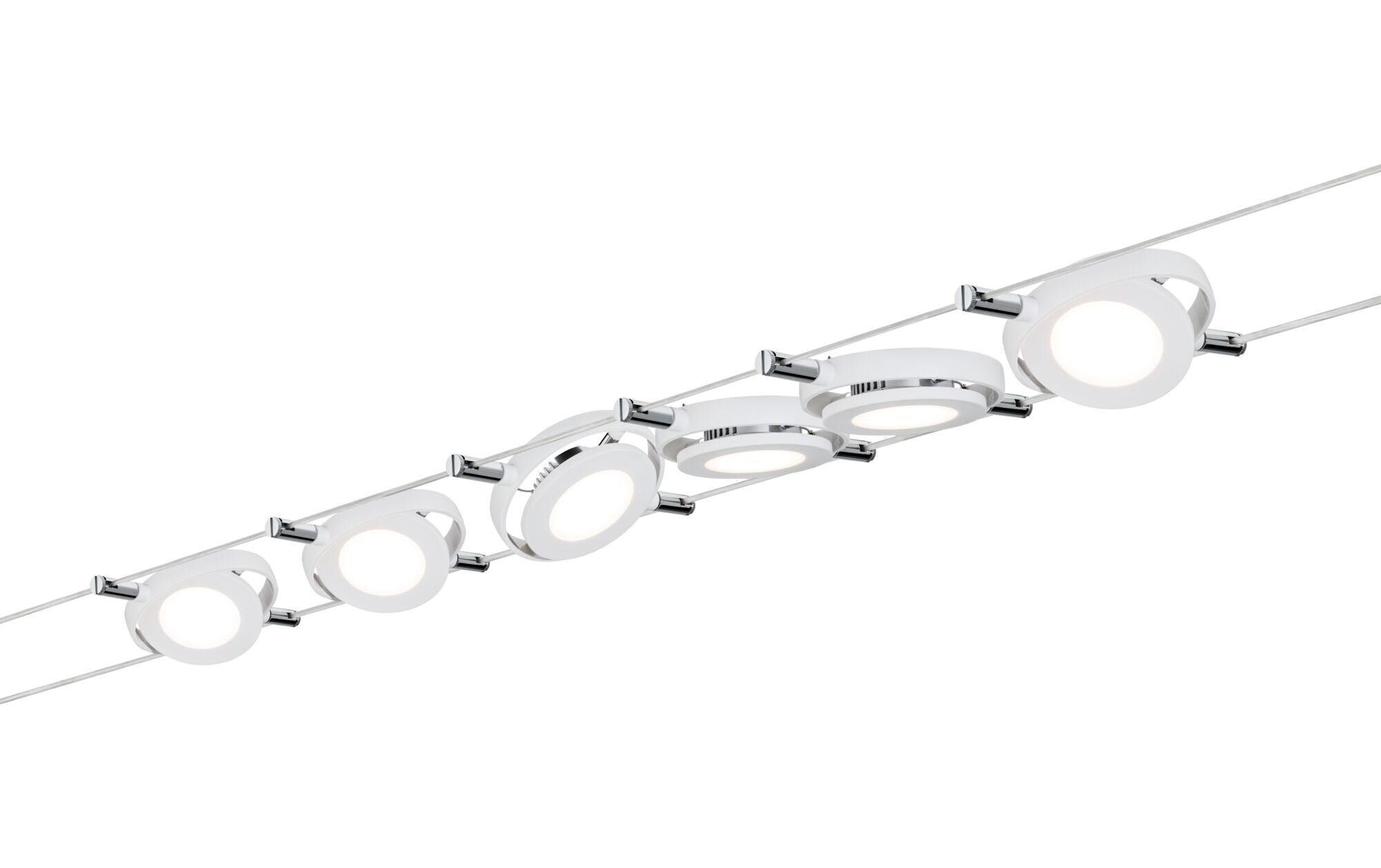 LED Seilsystem RoundMac Basisset 6 x 200 lm<br>Strahler Oberflächenbeleuchtung