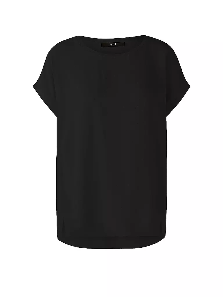 OUÍ Blusenshirt schwarz