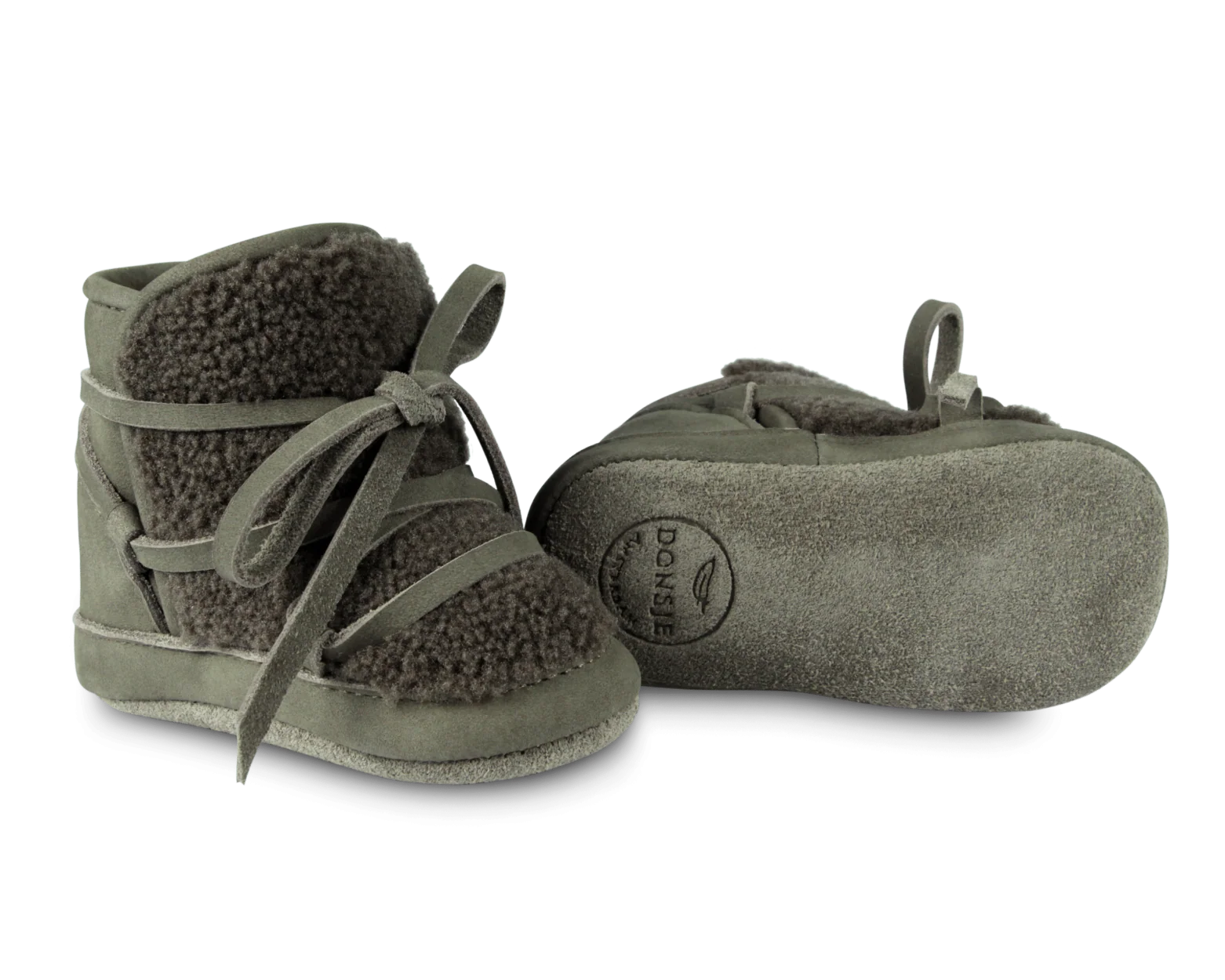 Cassi Booties | Stone Nubuck