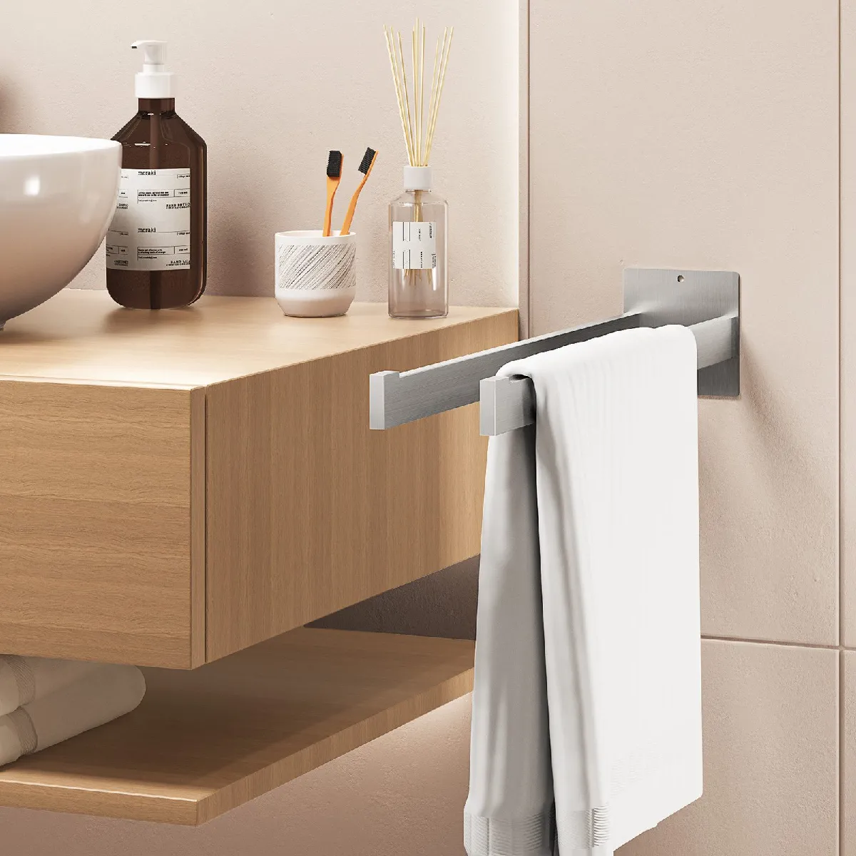 Auralum MAX AURALUM-MAX Double porte-serviette