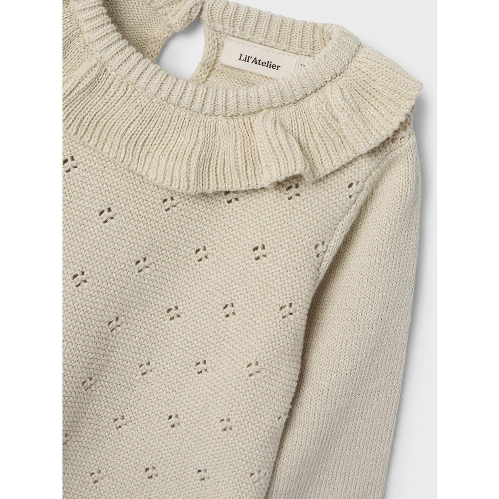 Køb Lil'Atelier Turtledove Nmflaguna Ls Strik Lil Noos
