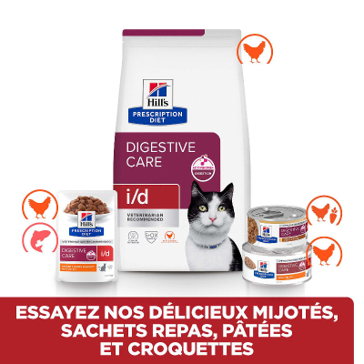 Hill's VET Katze Nassfutter Prescription Diet i/d Digestive Care Huhn & Gemüse 24x82g