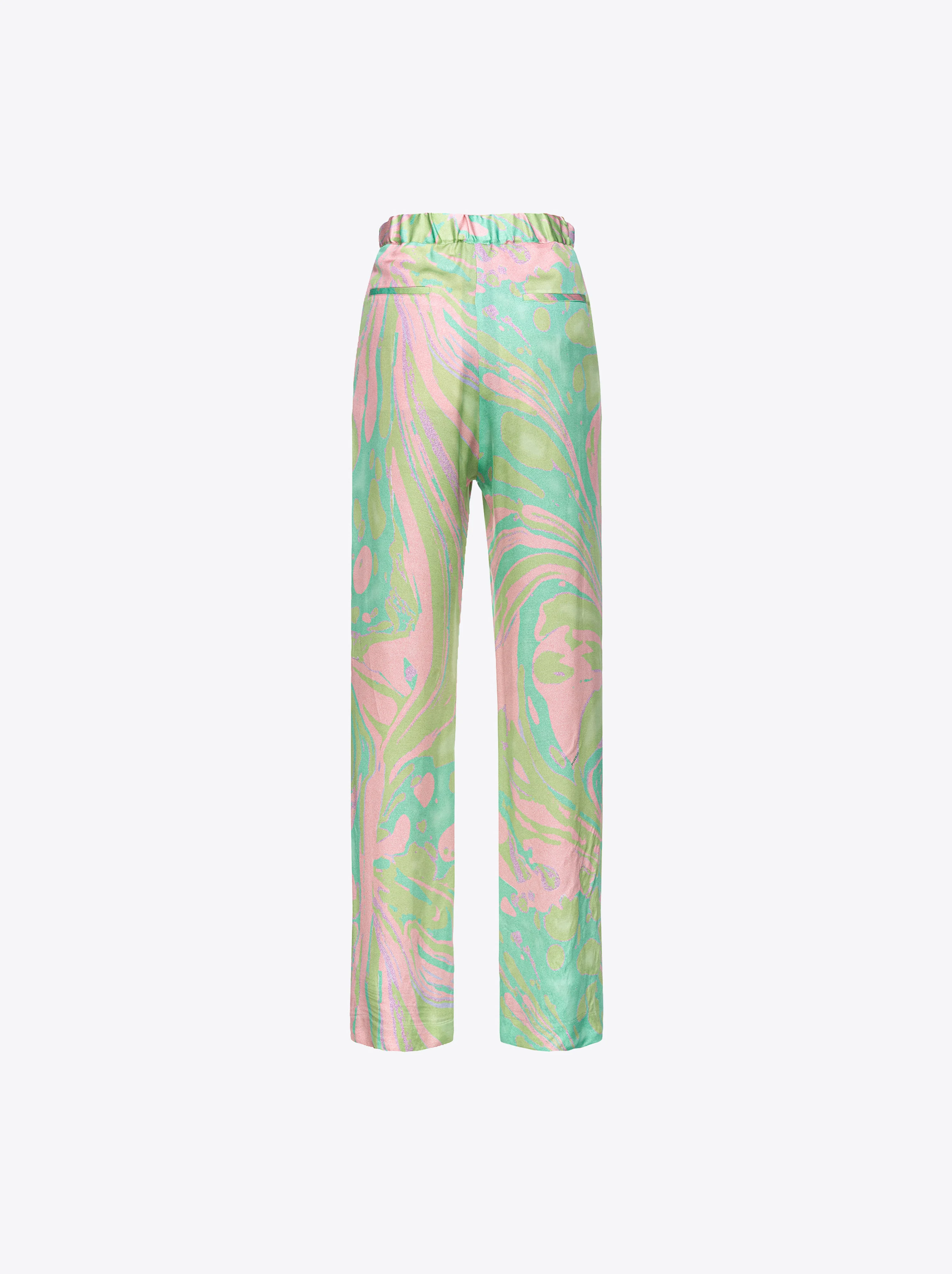 Pantalon à imprimé splash | Multicolore