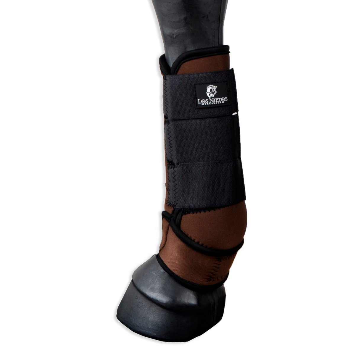 Protetor Softopren, conjunto de um par | Marrom | Equipamento para Cavalos | Los Nietos Saddlery | Tradição Artesanal
