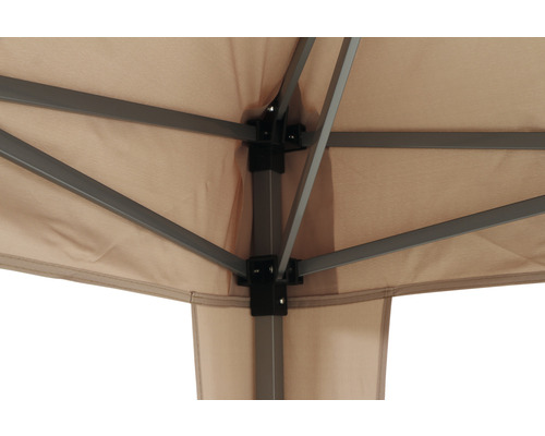 Starter paviljoen Siena Garden 3x3 m taupe