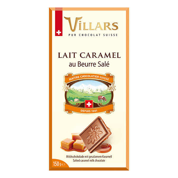 Chocolat au lait éclats de Caramel Villars