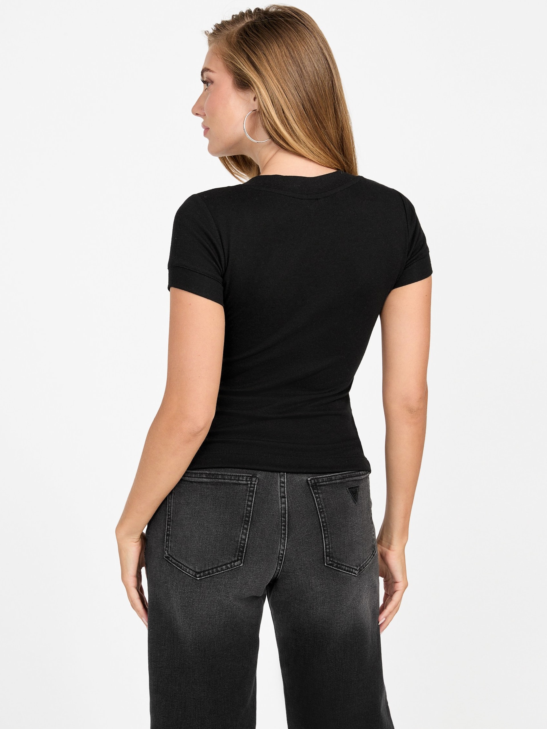 Blusa Eco Tina com Decote em V