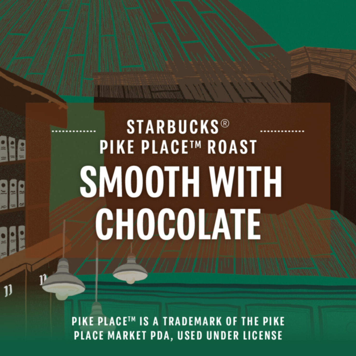 Starbucks Pike Place Roast by NESPRESSO Medium Roast, 10 Kapseln