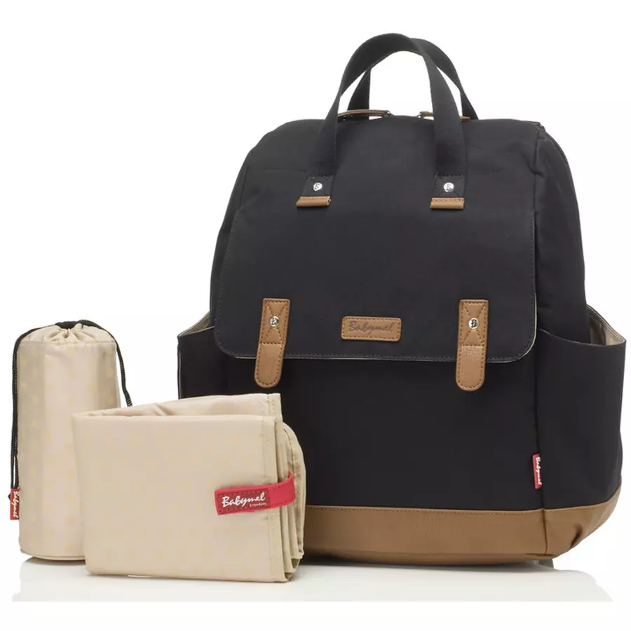 Babymel Wickelrucksack ECO Robyn Black