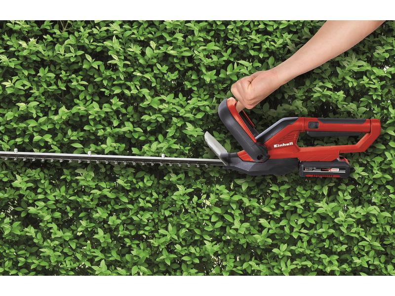 Einhell Akku-Heckenschere GE-CH 1855/1 Li Set Heckenschneider mit 1x 2.5Ah PXC Akku und Ladegerät