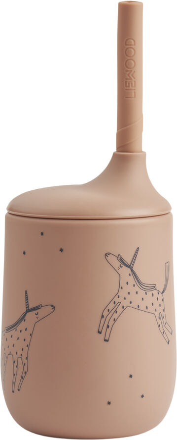 Liewood Ellis printed sippy cup Unicorn / P Unicorn / pale tuscany