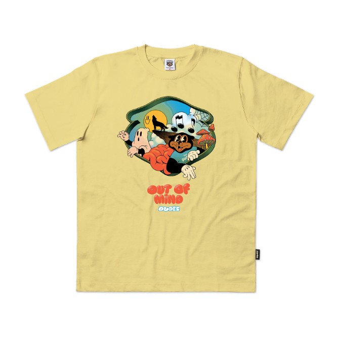 The Dudes Inner World T-Shirt Custard