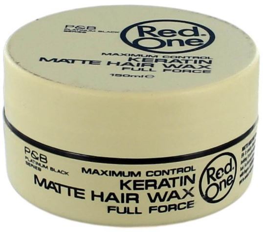 Red One Maximum Control Keratin Matte Hair Wax Full Force 150ml