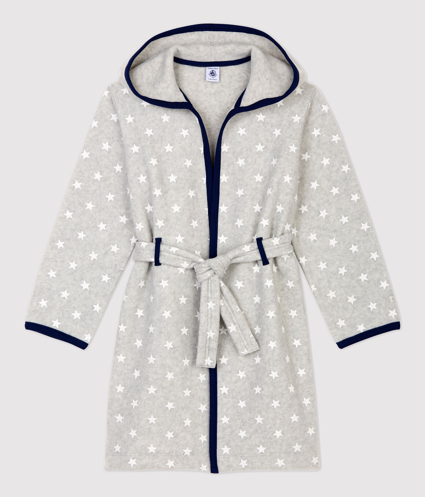 Robe de chambre étoiles petite fille/petit garçon en polaire