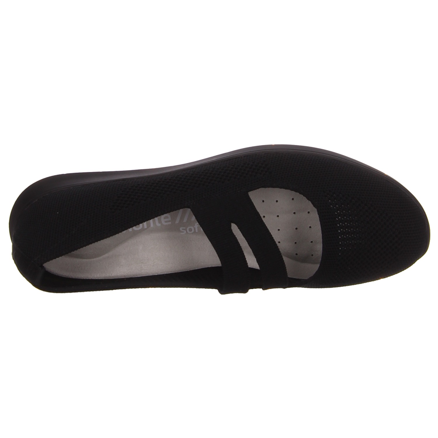 Remonte Ballerina schwarz schwarz