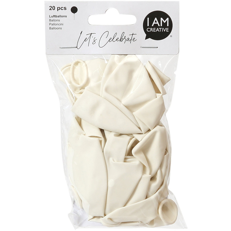 I AM CREATIVE Luftballons, 20 Stück