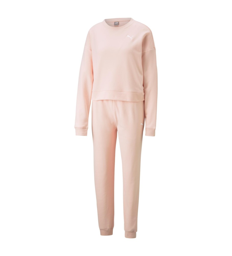 Roupa de descanso Puma Chndal Longa rosa