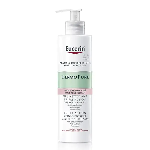 Eucerin DermoPure Gel de Limpeza Tripla Ação 400ml