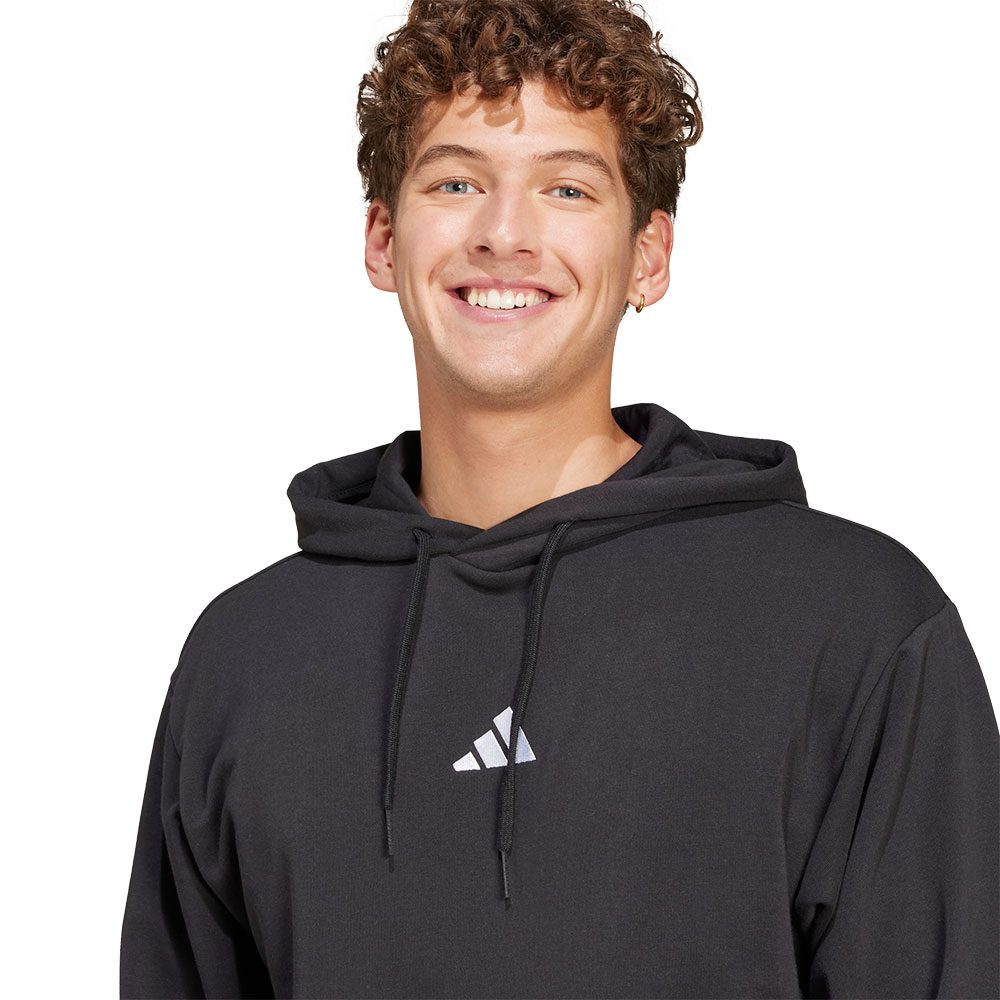 adidas Essentials Feelcozy French Terry Hoodie Herren schwarz
