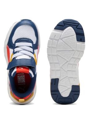 Puma Trinity Lite AC+ PS Sneakers, White/Fierce Red/Persian Blue