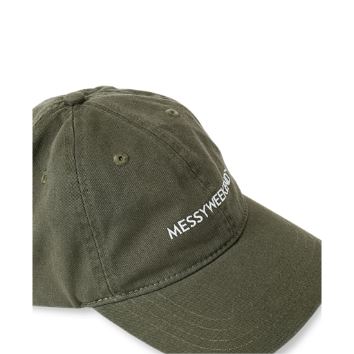 MessyWeekend Cap, Army, One Size