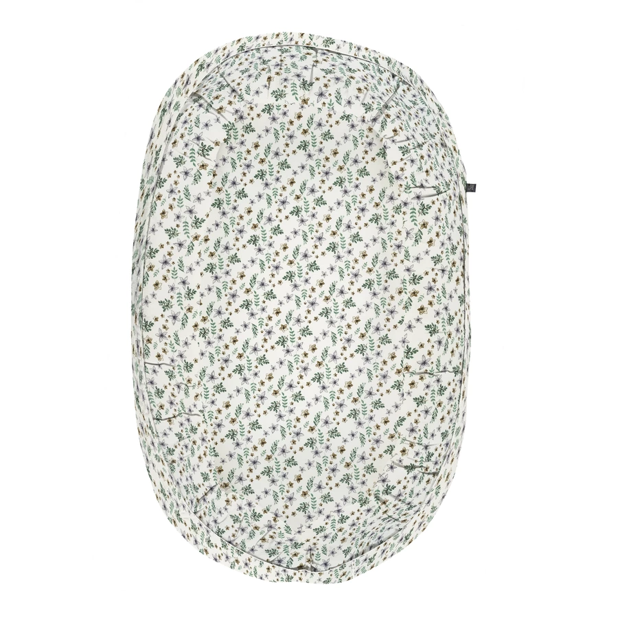 Alvi® Schlummernestchen Petit Fleurs grünweiß