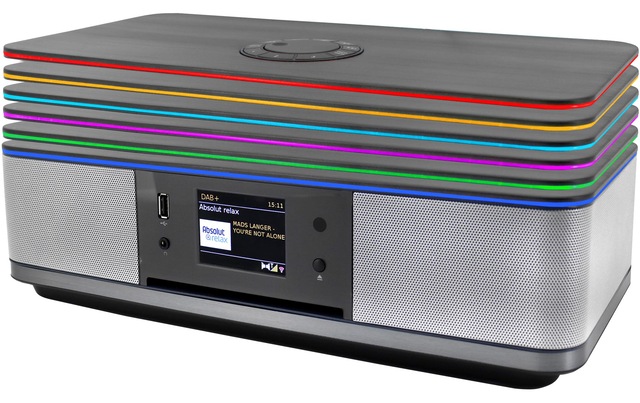Soundmaster Digitalradio (DAB+) »ICD2023SW Silber« (WLAN Digitalradio (DAB+) | FM-Tuner | Internetradio )
